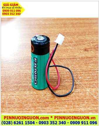 Fanso CR17450SE (Zắc PH2.54-2P); Pin nuôi nguồn FANSO CR17450E lithium 3v 2200mAh chính hãng